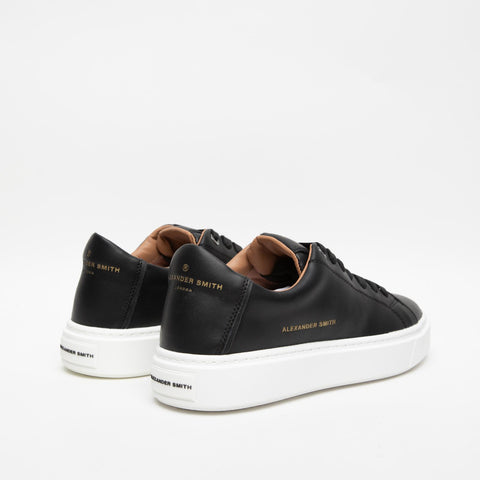 LONDON BLACK SNEAKERS UOMO IN PELLE