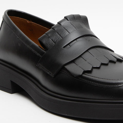 97N5 BLACK MOCASSINO DONNA IN PELLE