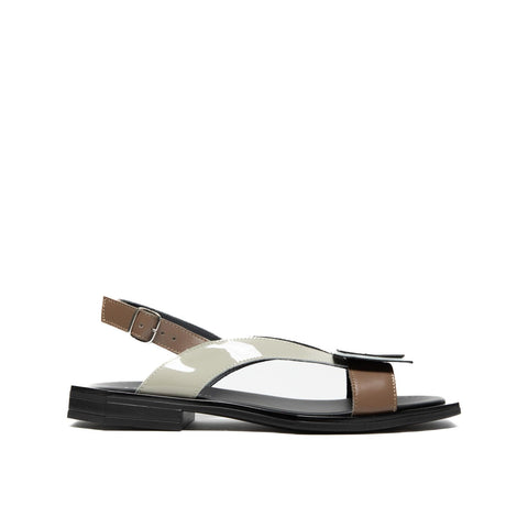 SC20 CAFFE SANDALO DONNA IN PELLE