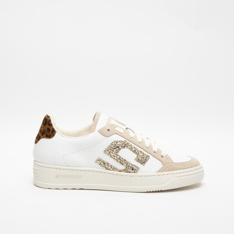 S-ONE-D WHITE SNEAKERS DONNA IN PELLE