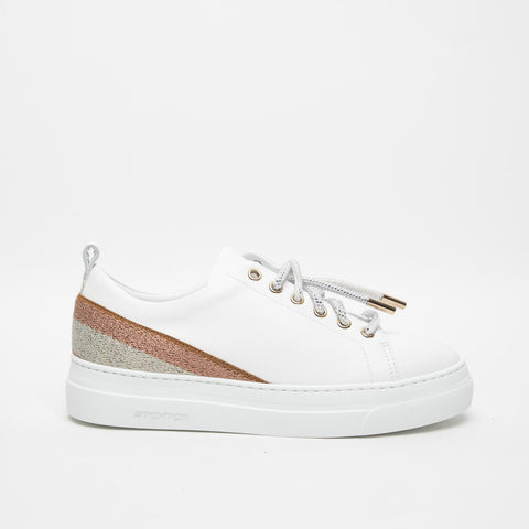 967 BIANCO SNEAKERS DONNA IN PELLE