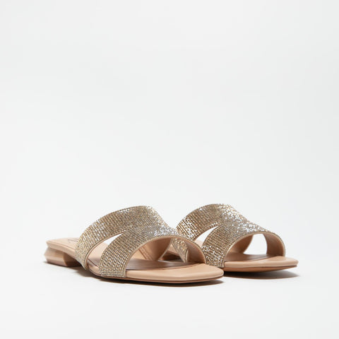 AV6802 SOFT NUDE CIABATTA DONNA CON STRASS