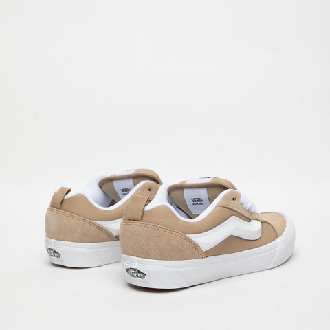 KNU SKOOL KHAKI SNEAKERS UNISEX IN PELLE