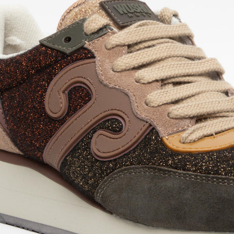 MASTER WOOL MW08 SNEAKERS DONNA IN PELLE E TESSUTO