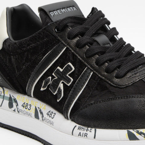 CONNY BLACK 6987 SNEAKERS DONNA IN PELLE