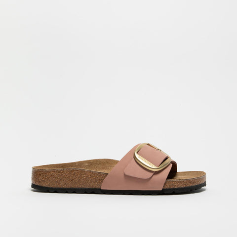 MADRID BIG BUCKLE OLD ROSE CIABATTA DONNA IN PELLE