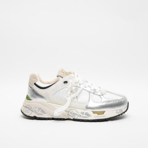 MASED SILVER 7006 SNEAKERS DONNA IN PELLE