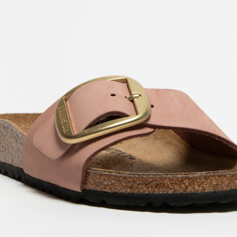 MADRID BIG BUCKLE OLD ROSE CIABATTA DONNA IN PELLE