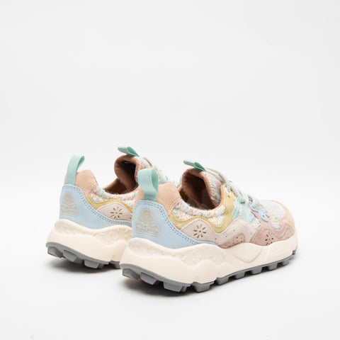 YAMANO 3 CREAM BONE SNEAKERS DONNA IN PELLE