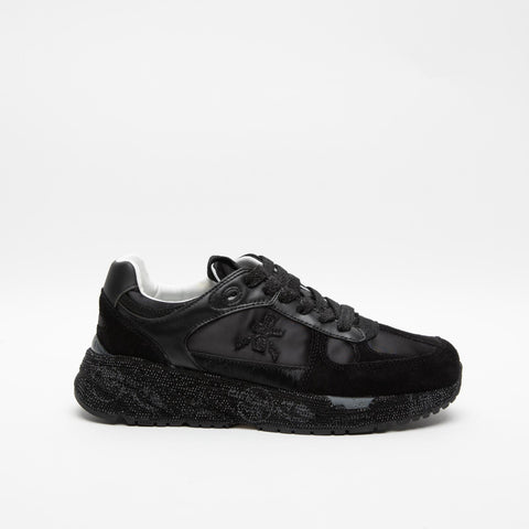 MASED BLACK 7094 SNEAKERS DONNA IN PELLE
