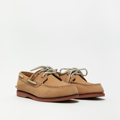 CLASSIC BOAT MEDIUM BEIGE MOCASSINO DONNA IN PELLE