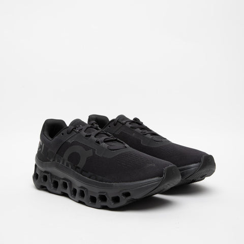 CLOUDMONSTER ALL BLACK SNEAKERS UOMO IN TESSUTO