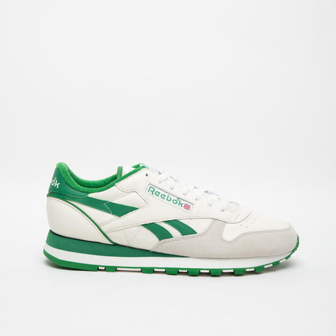 CLASSIC LEATHER 1983 VINTAGE CREMA/VERDE SNEAKERS UOMO IN PELLE
