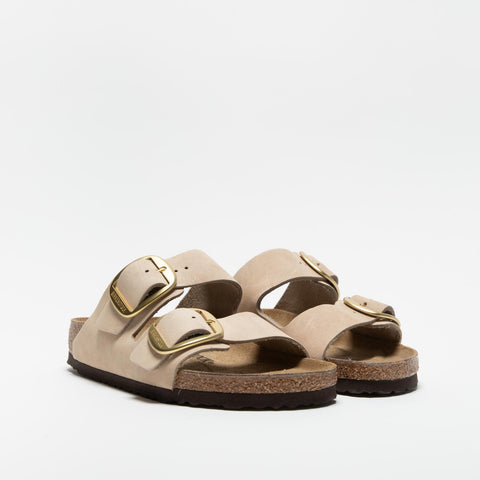 ARIZONA BIG BUCKLE SANDCASTLE CIABATTA DONNA IN PELLE