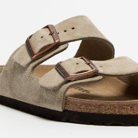 ARIZONA BS TAUPE CIABATTA UNISEX IN PELLE