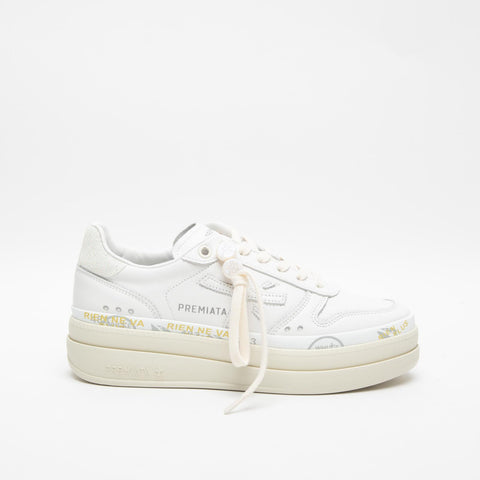 MICOL WHITE 7010 SNEAKERS DONNA IN PELLE