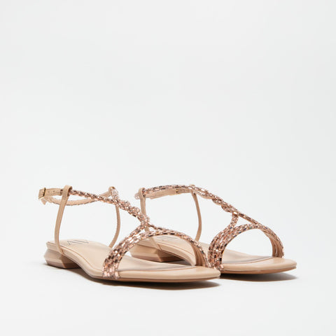 AV6812 SOFT NUDE SANDALO DONNA CON STRASS