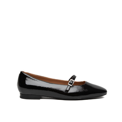 91J0 BLACK BALLERINA DONNA IN PELLE VERNICIATA