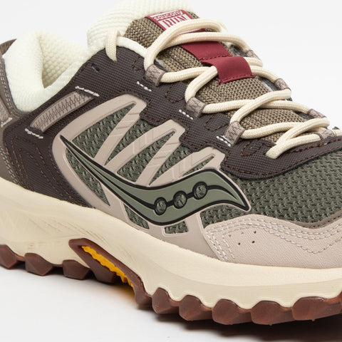 GRID PEAK OLIVE SNEAKERS UOMO IN TESSUTO