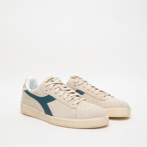 GAME L LOW CREAM SNEKAERS UOMO IN PELLE