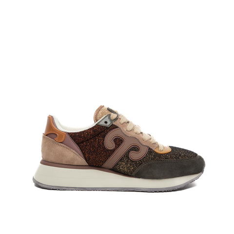 MASTER WOOL MW08 SNEAKERS DONNA IN PELLE E TESSUTO