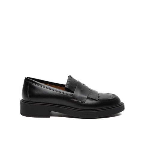 97N5 BLACK MOCASSINO DONNA IN PELLE