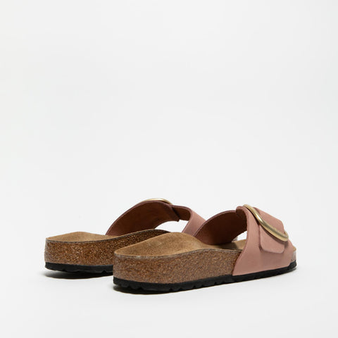 MADRID BIG BUCKLE OLD ROSE CIABATTA DONNA IN PELLE