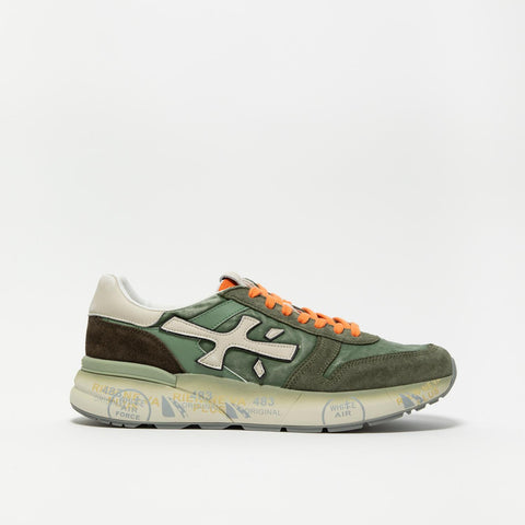 MICK VERDE SNEAKERS UOMO IN PELLE
