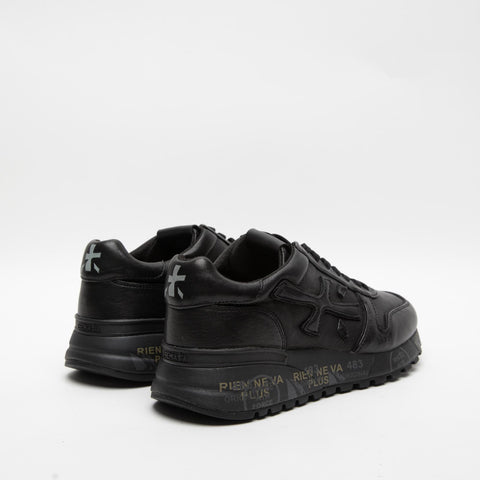 MICK BLACK 7108 SNEAKERS UOMO IN PELLE