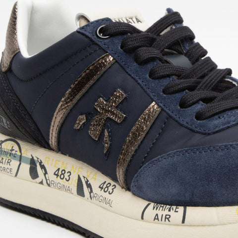 CONNY BLUE 6981 SNEAKERS DONNA IN PELLE