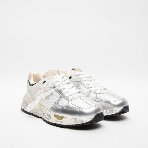 MASED SILVER 7006 SNEAKERS DONNA IN PELLE