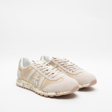 LUCYD BEIGE 7023 SNEAKERS DONNA IN PELLE