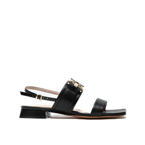 5312 NERO SANDALO DONNA IN SIMILPELLE