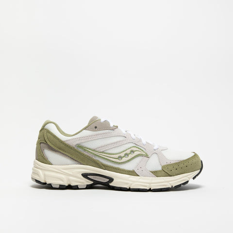 RIDE MILLENNIUM WHITE GREEN SNEAKERS UNISEX IN PELLE