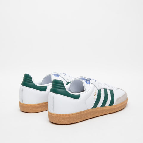 SAMBA OG BIANCO/VERDE SNEAKERS UNISEX IN PELLE E SIMILPELLE