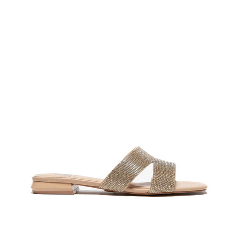 AV6802 SOFT NUDE CIABATTA DONNA CON STRASS