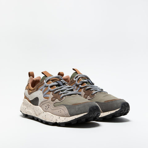 YAMANO 3 GREY ONION SNEAKERS UOMO IN PELLE 2017816011E79 GRIGIO FLOWER MOUNTAIN 