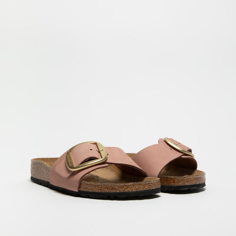 MADRID BIG BUCKLE OLD ROSE CIABATTA DONNA IN PELLE