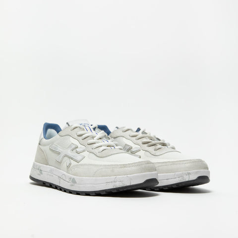 NOUS BIANCO SNEAKERS UOMO IN PELLE