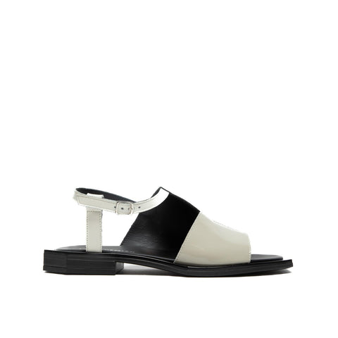 SC09 NERO SANDALO DONNA IN PELLE