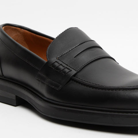 73N8 BLACK MOCASSINO UOMO IN PELLE