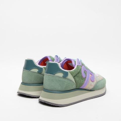 MASTER WOOL MW02 SNEAKERS DONNA IN PELLE  E TESSUTO