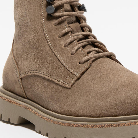 HIGHWOOD LACE MID TAUPE STIVALETTO DONNA IN PELLE
