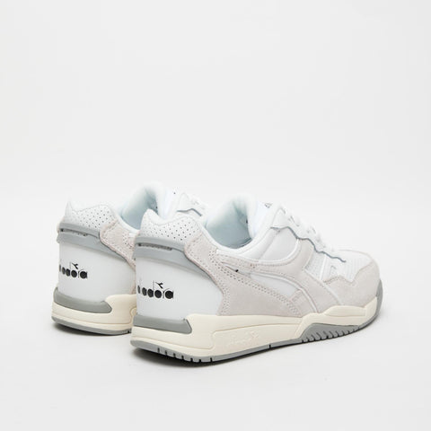 WINNER SL BIANCO/GRIGIO SNEAKERS UNISEX IN PELLE E SIMILPELLE