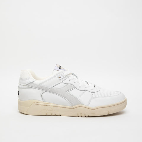 B.560 USED WHITE SNEAKERS UOMO IN PELLE