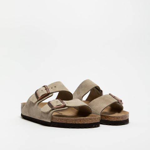 ARIZONA BS TAUPE CIABATTA UNISEX IN PELLE