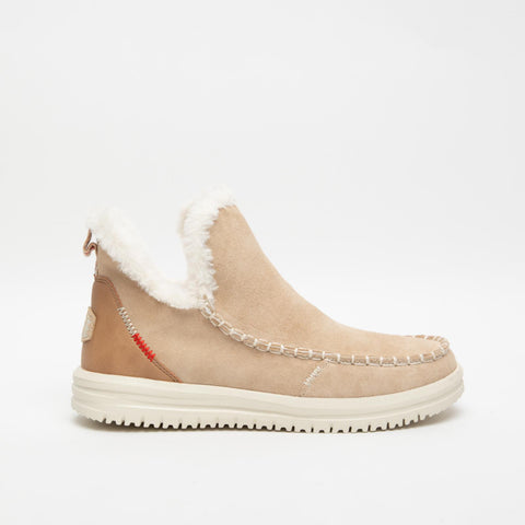 CAMDEN SUEDE TAN STIVALETTO DONNA IN PELLE