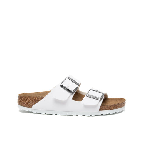ARIZONA WHITE UNISEX SLIPPER IN BIRKO-FLOR