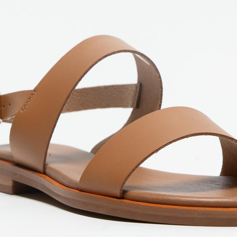 86P1 CUOIO SANDALO DONNA IN PELLE