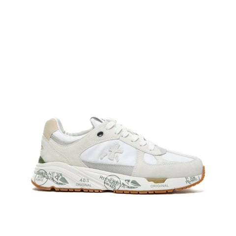 MASED BIANCO SNEAKERS DONNA IN PELLE